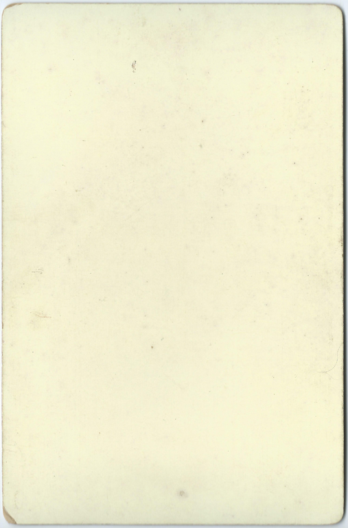 (back of card) Backhouse Card, New Year's Greeting