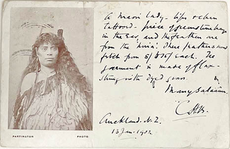 Partington Postcard, Partington photograph — Maori woman
