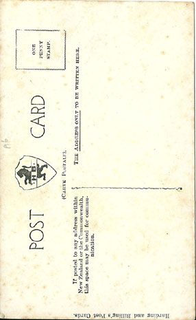 (back of postcard) Trevor Lloyd postcard, The Drawback of Civilisation